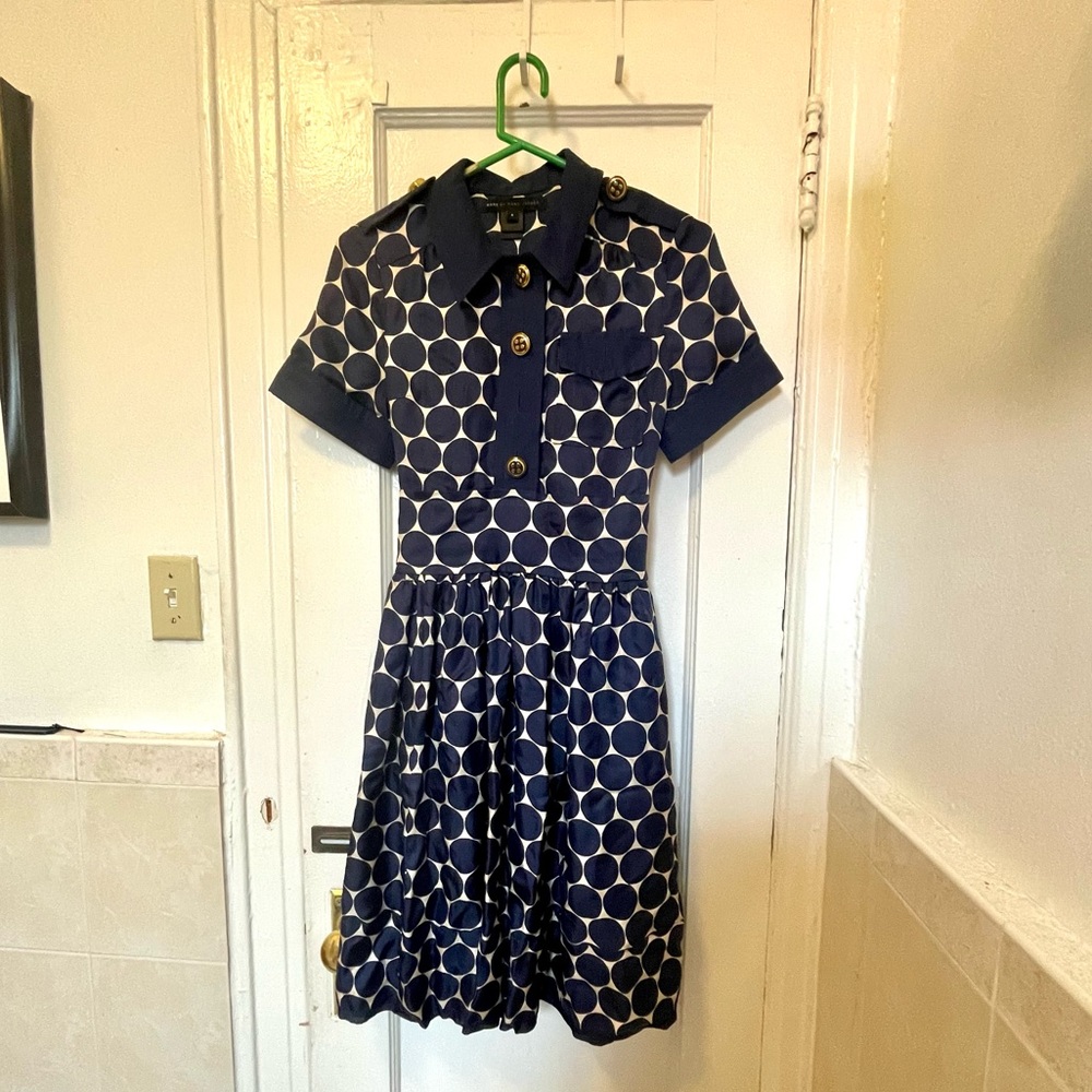 Marc by Marc Jacobs polka dot shirt dress